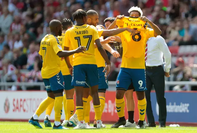 Charlton celebrate