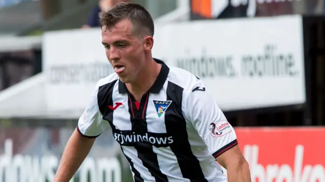 Dunfermline midfielder Louis Longridge