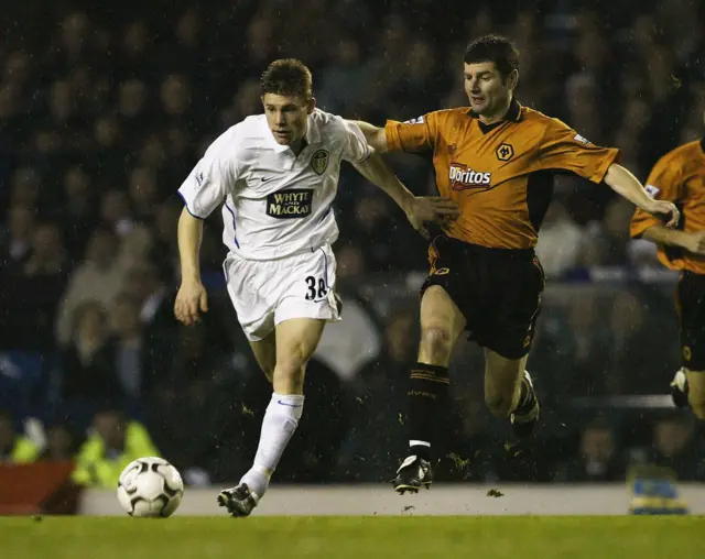 James Milner Leeds Denis Irwin Wolves