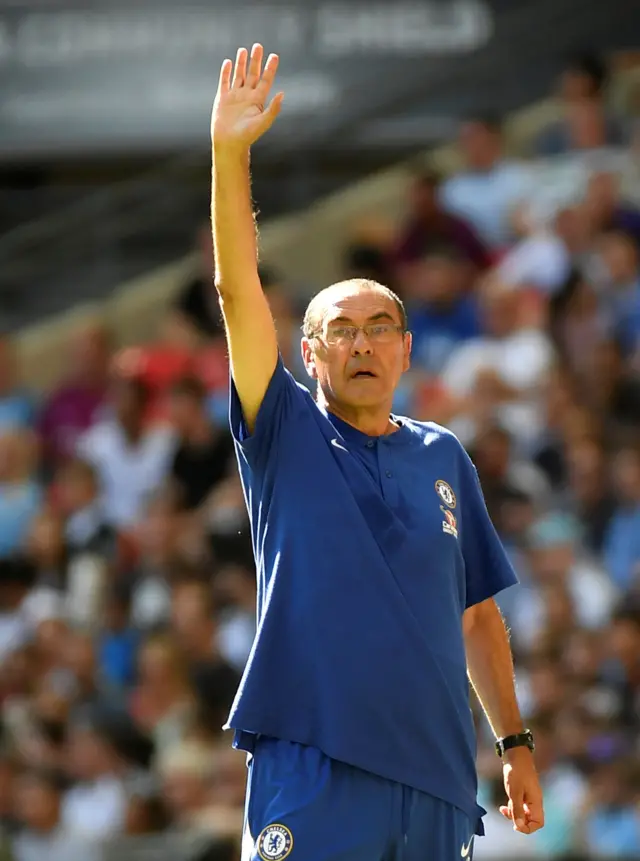 Chelsea manager Maurizio Sarri