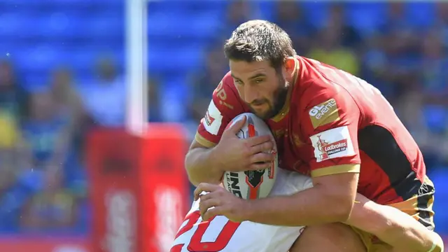 Catalans Dragons' Julian Bousquet.