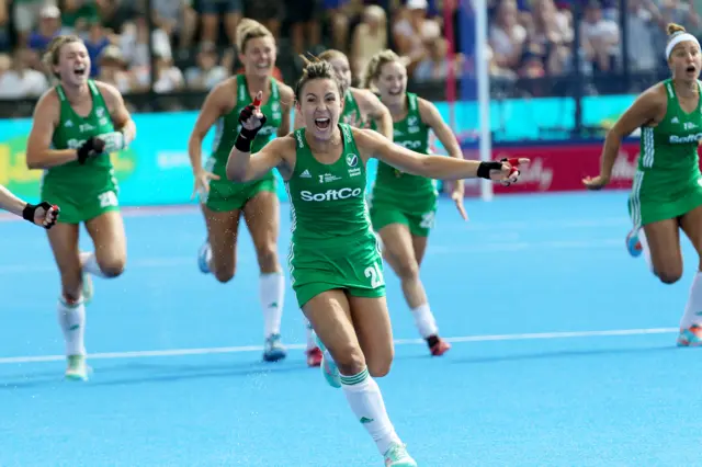 Ireland celebrate