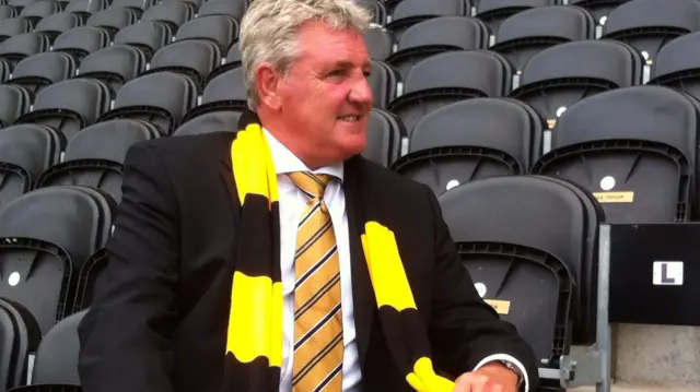 Steve Bruce spent four years in charge of Hull City, from 2012 to 2016, twice winning promotion - just as he also did with Birmingham City