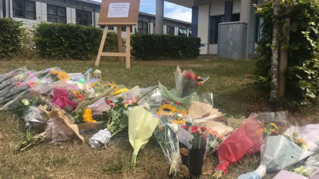 More tributes at the hospital