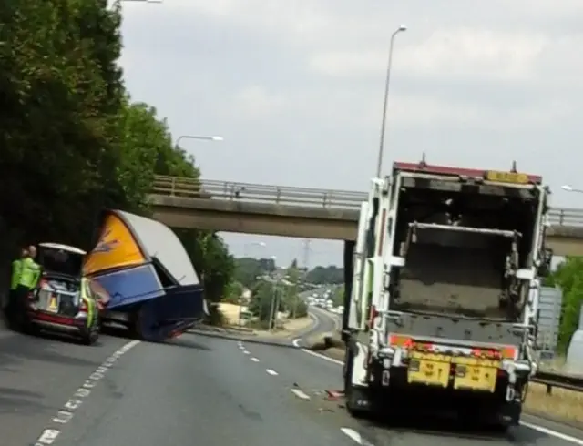 Lorry crash