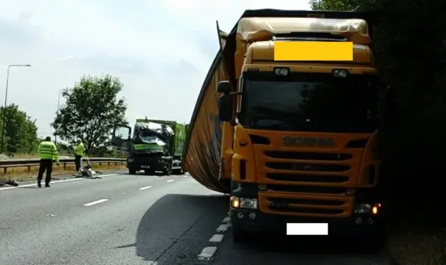 Lorry crash