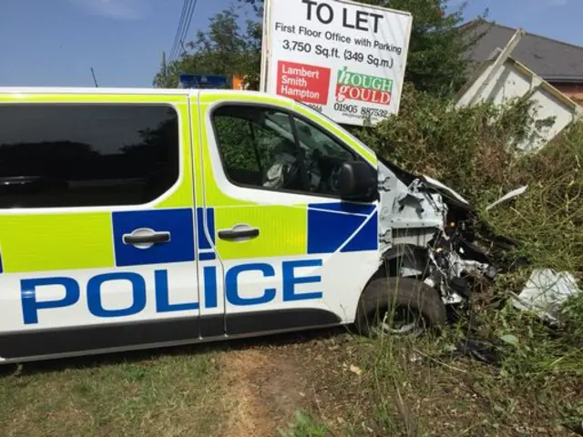 Police vehicle crash