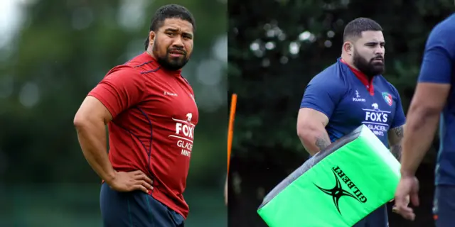 New signings David Feao and Campese Ma'afu.