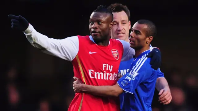 William Gallas and Ashley Cole