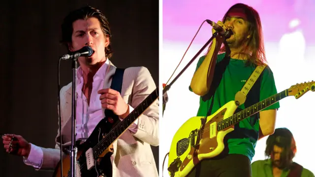 Alex Turner and Kevin Parker