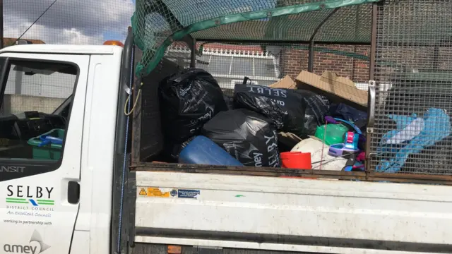 Rubbish collected from Whitley Bridge Cricket Club