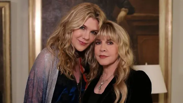Lily Rabe and Stevie Nicks