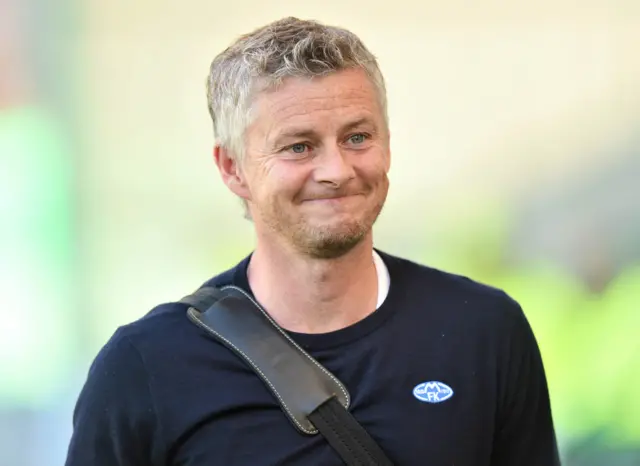 Molde head coach Ole Gunnar Solskjaer