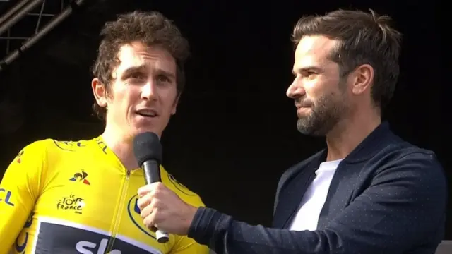 Geraint Thomas a Gethin Jones