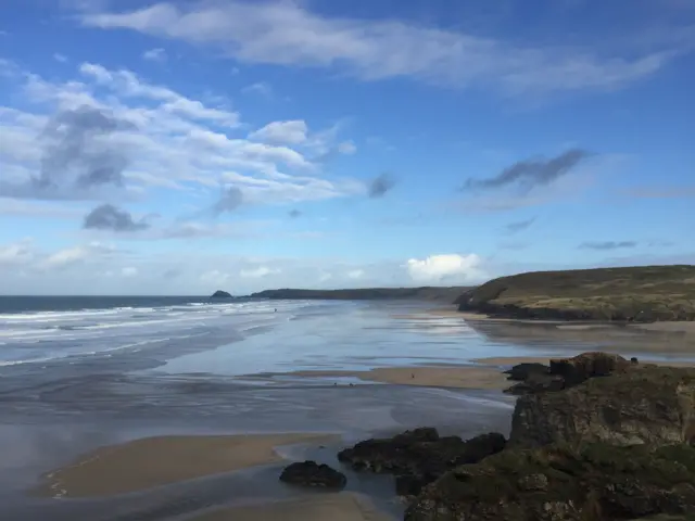 Perranporth beach