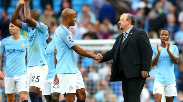 Kompany and Benitez