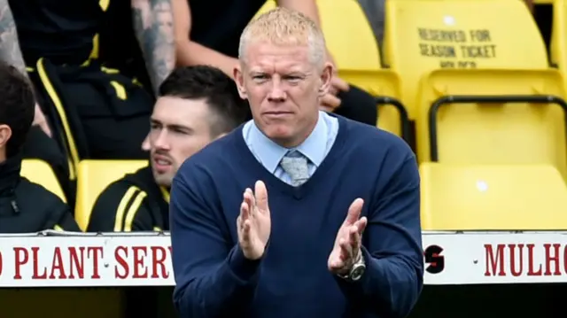 Livingston manager Gary Holt