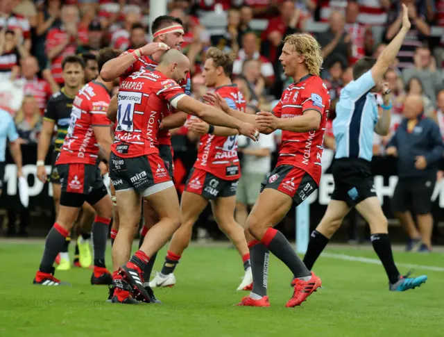 Gloucester celebrate