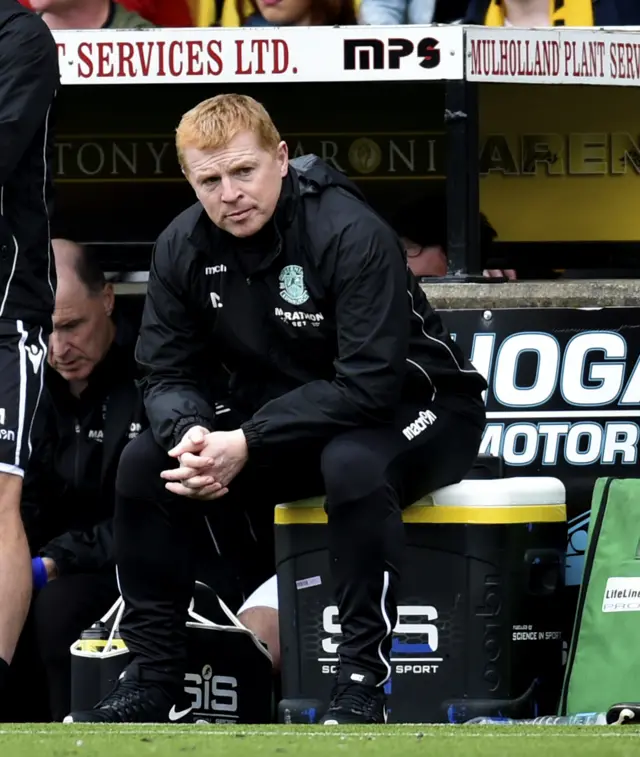 Hibs head coach Neil Lennon