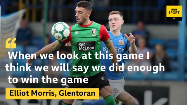 Glentoran's Elliot Morris