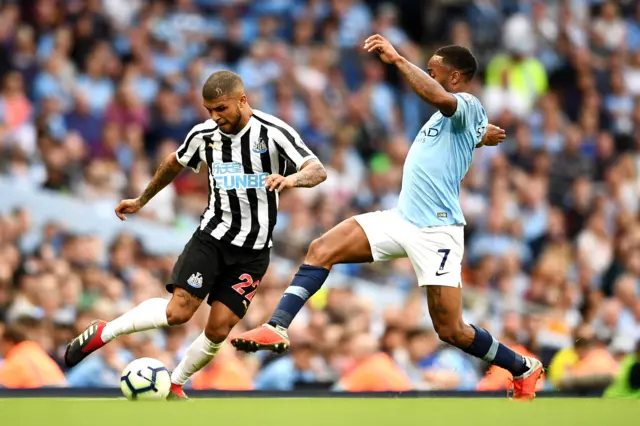 DeAndre Yedlin and Raheem Sterling