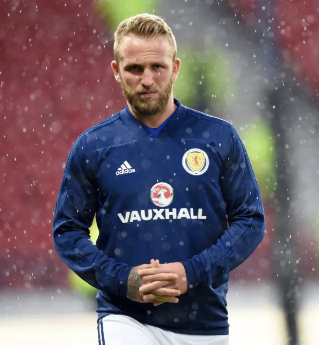 Scotland forward Johnny Russell