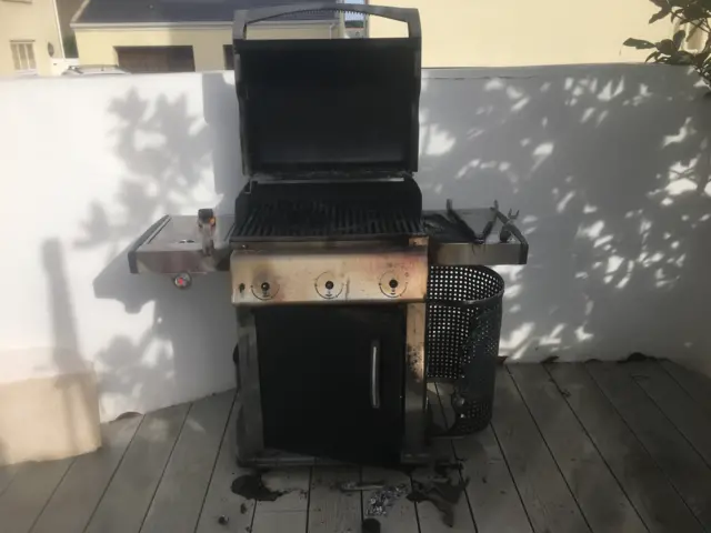 BBQ fire