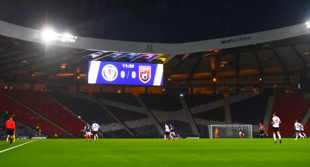 Hampden looking empty