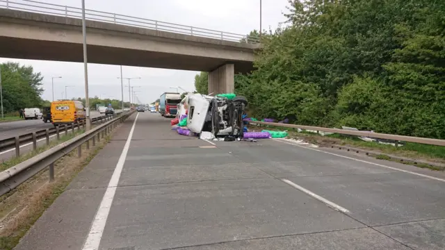 A50 crash Foston