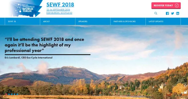 SEWF website