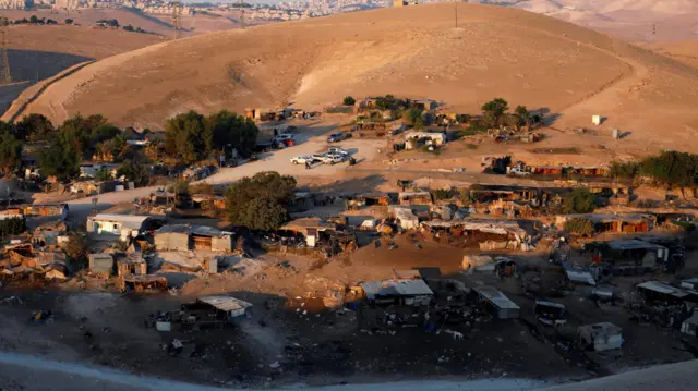 Palestinian Bedouin encampment of Khan al-Ahmar