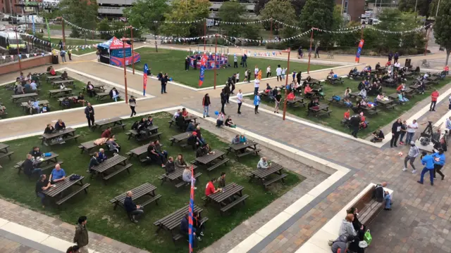 Fan Zone in Jubilee Square