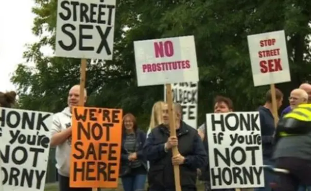 Prostitute protest