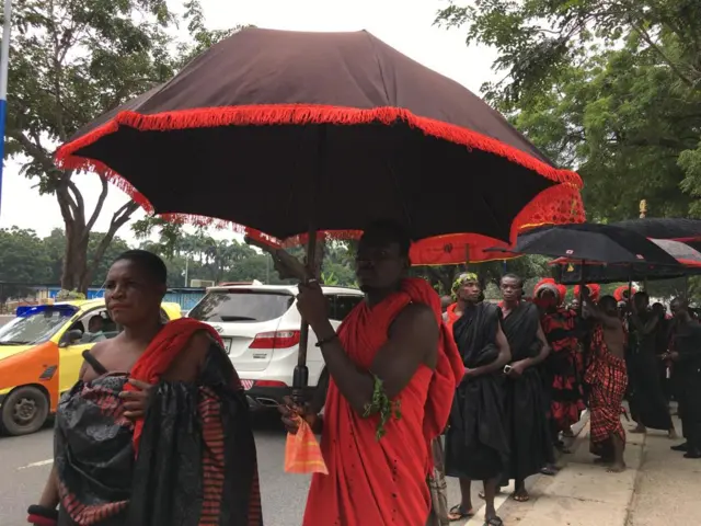 Paramount chiefs from Kofi Anan's home state