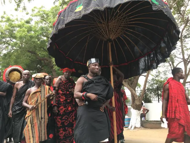 Paramount chiefs from Kofi Anan's home state