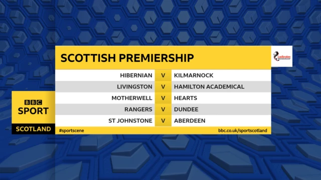 Saturday fixtures