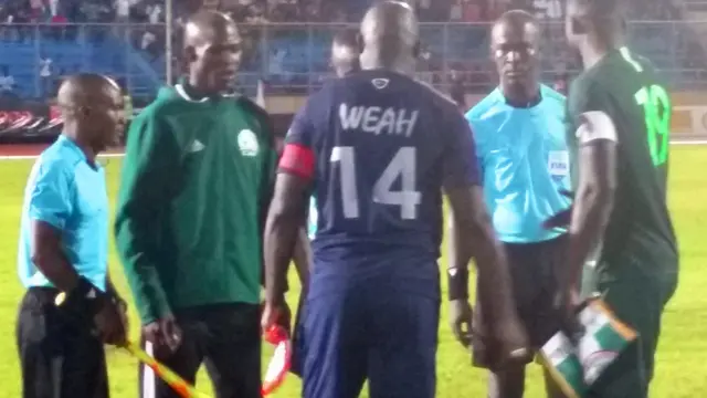 Weah and other footballers