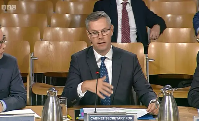 Finance Secretary Derek Mackay