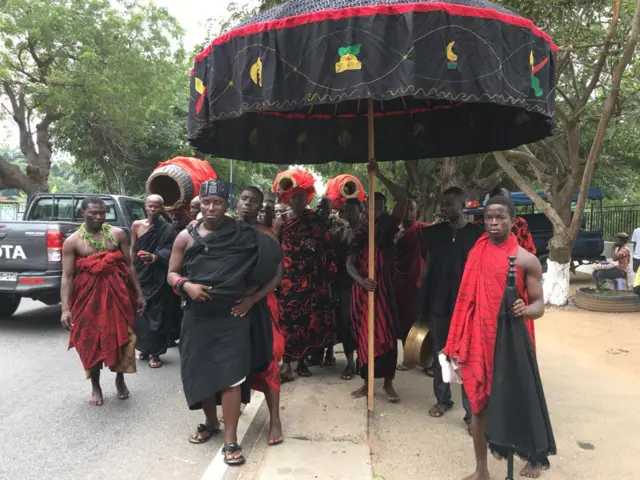 Paramount chiefs from Kofi Anan's home state