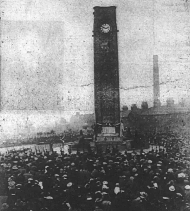 Coalville Memorial Clock Tower opening