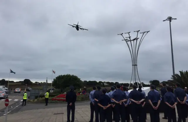 C130 flyover