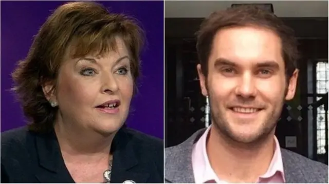 Fiona Hyslop and Adam McVey