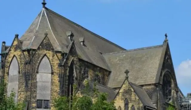 Grade II St Mary's Convent Church, built in 1852.