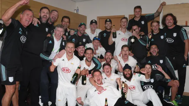 Surrey celebrate