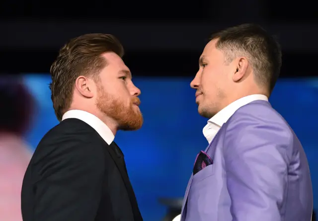 Alvarez and Canelo