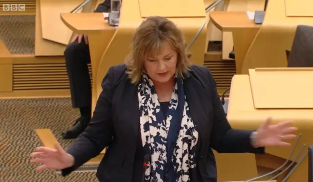 Culture Secretary Fiona Hyslop