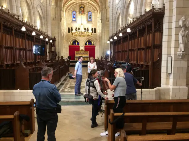 Antiques Roadshow filming at Buckland Abbey