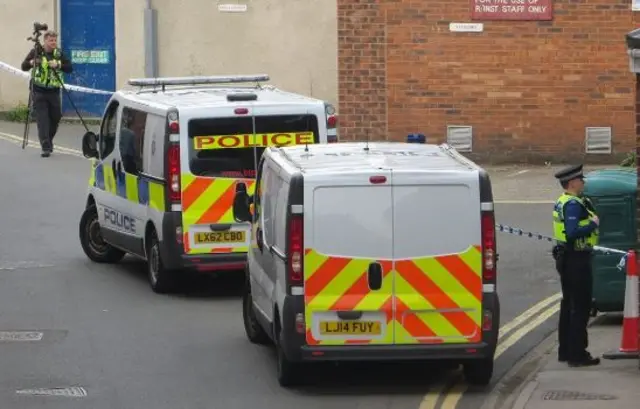 Police vans