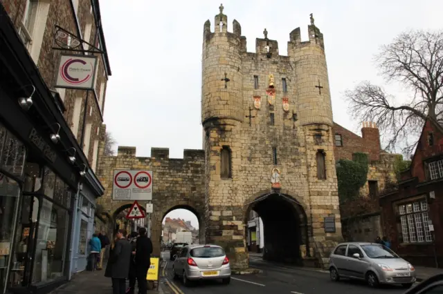 Micklegate Bar in York