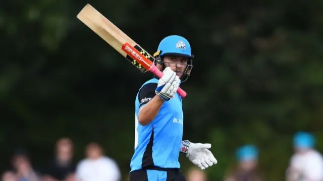 Joe Clarke batting for Worcestershire Rapids this season